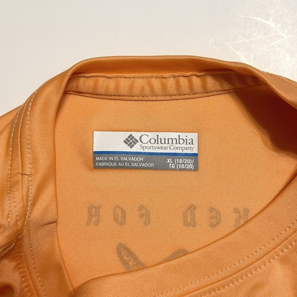 Columbia PFG Terminal Tackle Hooked Short Sleeve Orange T-Shirt Women’s Size XL - Picture 4 of 8
